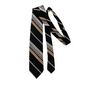 🔴 Mr. John Beau Brummell Vintage Striped Tie